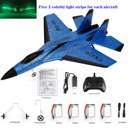 Remote Control Aircraft With LED Light Flighter